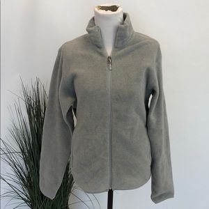 Uniqlo grey fleece zip up